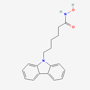 molecular formula C18H20N2O2 B8476758 6-(9H-carbazol-9-yl)-N-hydroxyhexanamide 