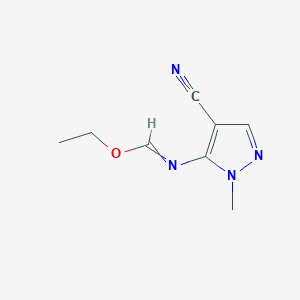 1-Methyl-4-cyano-5-ethoxymethyleneaminopyrazole