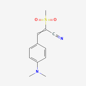 4-Dimethylamino-beta-cyano-beta-methylsulfonylstyrene