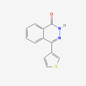 molecular formula C12H8N2OS B8476783 4-(3-Thienyl)-1-phthalazinone 