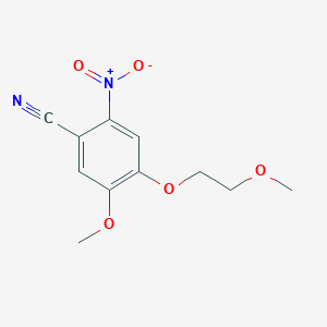 5-Methoxy-4-(2-methoxyethoxy)-2-nitrobenzonitrile