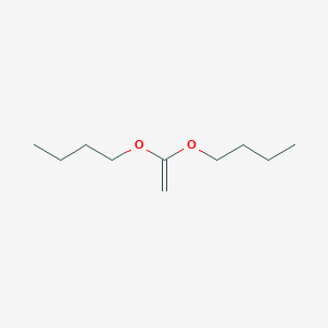 molecular formula C10H20O2 B8476805 1-[(1-Butoxyethenyl)oxy]butane CAS No. 10284-51-2