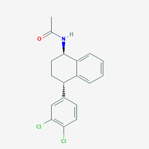 N-((1R,4S)-4-(3,4-dichlorophenyl)-1,2,3,4-tetrahydronaphthalen-1-yl)acetamide