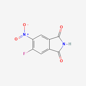 molecular formula C8H3FN2O4 B8476831 5-Fluoro-6-nitro-2,3-dihydro-1H-isoindole-1,3-dione 
