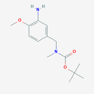 tert-Butyl 3-amino-4-methoxybenzyl(methyl)-carbamate