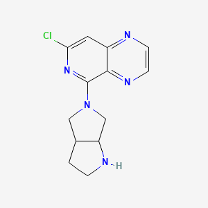 5-(2,3,3a,4,6,6a-hexahydro-1H-pyrrolo[2,3-c]pyrrol-5-yl)-7-chloropyrido[3,4-b]pyrazine