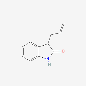 molecular formula C11H11NO B8477001 3-Allyloxindole 
