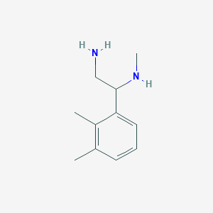 molecular formula C11H18N2 B8477012 beta-Methylamino-beta-(2,3-dimethylphenyl)-ethylamine 