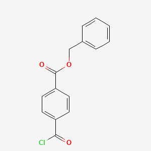 molecular formula C15H11ClO3 B8477038 Benzyl 4-(chlorocarbonyl)benzoate CAS No. 67852-95-3