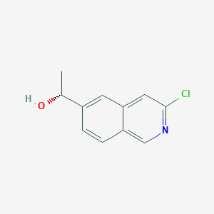 6-Isoquinolinemethanol, 3-chloro-alpha-methyl-, (alphaR)-