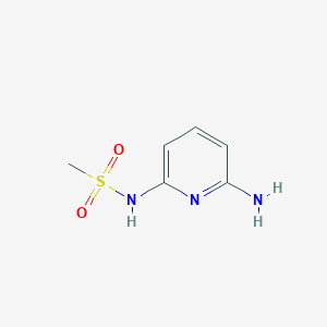 molecular formula C6H9N3O2S B8477183 N-(6-aminopyridin-2-yl)methanesulfonamide 