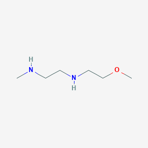 molecular formula C6H16N2O B8477269 N'-(2-methoxyethyl)-N1-methyl-1,2-ethanediamine 