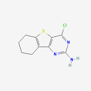 4-Chloro-6,7,8,9-tetrahydrobenzo[4,5]thieno[3,2-D]pyrimidin-2-amine