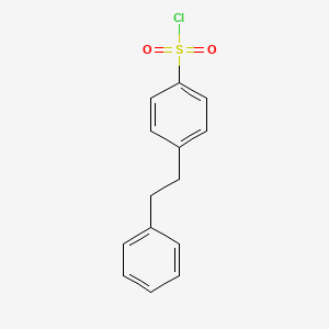 molecular formula C14H13ClO2S B8477384 4-(2-Phenylethyl)benzene-1-sulfonyl chloride CAS No. 63389-65-1