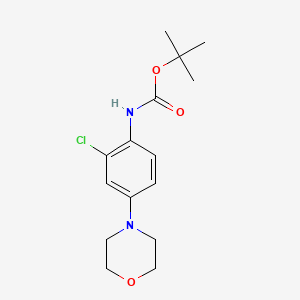 (2-Chloro-4-morpholin-4-yl-phenyl)-carbamic acid tert-butyl ester