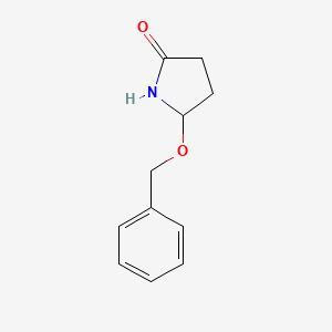 molecular formula C11H13NO2 B8477442 5-Benzyloxypyrrolidin-2-one 