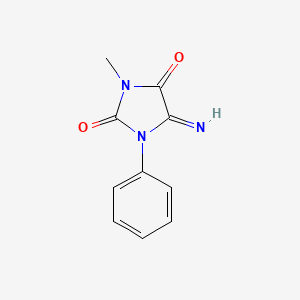 molecular formula C10H9N3O2 B8477481 5-Imino-3-methyl-1-phenylimidazolidine-2,4-dione CAS No. 30063-66-2
