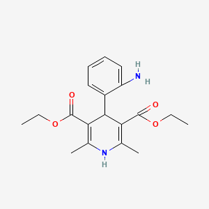 Diethyl 1,4-dihydro-4-(2-aminophenyl)-2,6-dimethyl-3,5-pyridine dicarboxylate