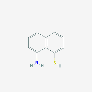 molecular formula C10H9NS B8477542 8-Amino-1-naphthalenethiol 