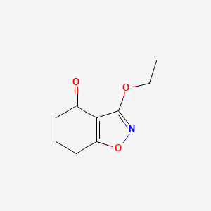 molecular formula C9H11NO3 B8477590 3-Ethoxy-4,5,6,7-tetrahydro-1,2-benzisoxazol-4-one 