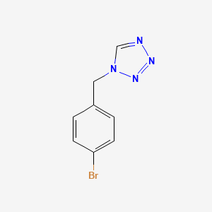 molecular formula C8H7BrN4 B8477606 1-(4-Bromobenzyl)-1H-tetrazole 