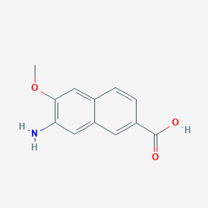 7-Amino-6-methoxy-naphthalene-2-carboxylic acid