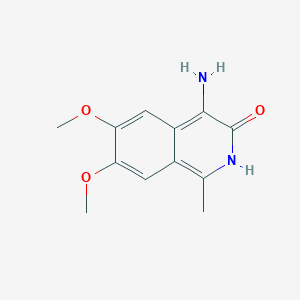 4-Amino-3-hydroxy-6,7-dimethoxy-1-methylisoquinoline
