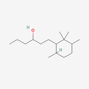 B8477755 Cyclohexanepropanol, 2,2,3,6-tetramethyl-alpha-propyl- CAS No. 95851-08-4