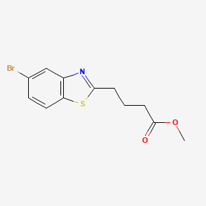 4-(5-Bromo-benzothiazol-2-yl)-butyric acid methyl ester