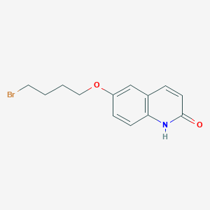 molecular formula C13H14BrNO2 B8477764 6-(4-Bromobutoxy)quinolin-2(1H)-one CAS No. 75588-36-2