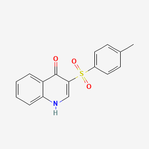molecular formula C16H13NO3S B8477788 3-(4-Methyl-benzenesulfonyl)-quinolin-4-ol 