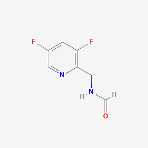 molecular formula C7H6F2N2O B8477803 N-(3,5-Difluoro-pyridin-2-ylmethyl)-formamide CAS No. 1426421-18-2