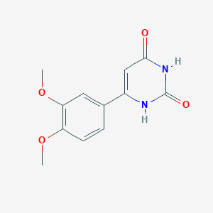 molecular formula C12H12N2O4 B8477804 6-(3,4-dimethoxyphenyl)-2,4(1H,3H)-pyrimidinedione 
