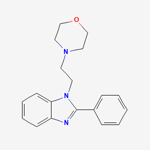 B8477814 1h-Benzo[d]imidazole,1-[2-(4-morpholinyl)ethyl]-2-phenyl- CAS No. 5322-96-3