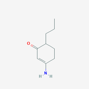 molecular formula C9H15NO B8477995 3-Amino-6-propylcyclohex-2-en-1-one 