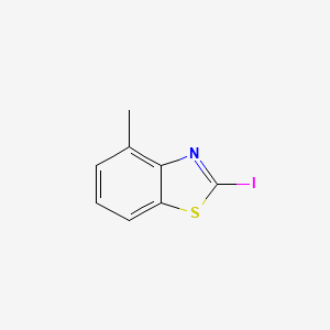 molecular formula C8H6INS B8478102 2-Iodo-4-methyl-1,3-benzothiazole 