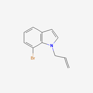 molecular formula C11H10BrN B8478107 1-allyl-7-bromo-1H-indole 