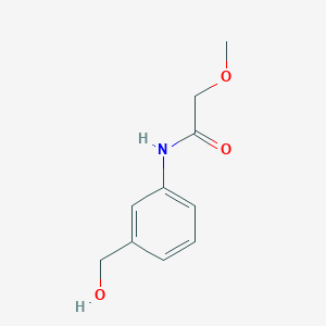 molecular formula C10H13NO3 B8478109 3-(Methoxyacetylamino)benzyl alcohol 
