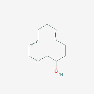 molecular formula C12H20O B8478191 cyclododeca-4,8-dien-1-ol CAS No. 65763-11-3