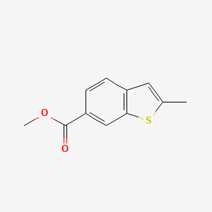 B8478202 Benzo(b)thiophene-6-carboxylic acid, 2-methyl-, methyl ester CAS No. 18781-42-5