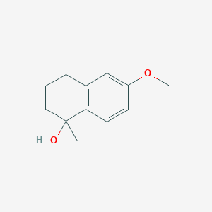 molecular formula C12H16O2 B8478210 1,2,3,4-Tetrahydro-6-methoxy-1-methyl-1-naphthalenol 