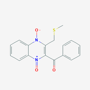 2-Benzoyl-3-methylthiomethylquinoxaline 1,4-dioxide