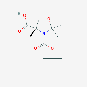 (S)-3-(tert-butoxycarbonyl)-2,2,4-trimethyloxazolidine-4-carboxylic acid
