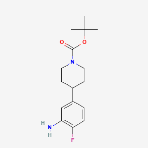 Tert-butyl 4-(3-amino-4-fluorophenyl)piperidinecarboxylate