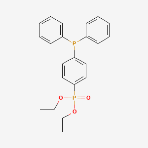 molecular formula C22H24O3P2 B8478343 Diethyl [4-(diphenylphosphanyl)phenyl]phosphonate CAS No. 169052-23-7