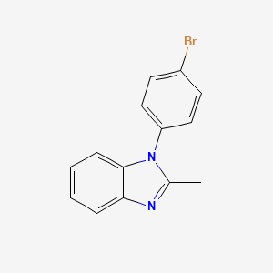 molecular formula C14H11BrN2 B8478353 1-(4-Bromo-phenyl)-2-methyl-1H-benzoimidazole 