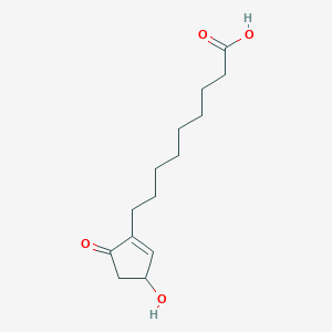 B8478357 9-(3-Hydroxy-5-oxocyclopent-1-EN-1-YL)nonanoic acid CAS No. 52419-08-6