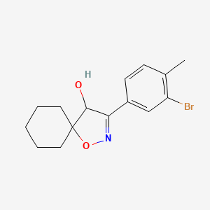 3-(3-Bromo-4-methylphenyl)-1-oxa-2-azaspiro[4.5]dec-2-en-4-ol