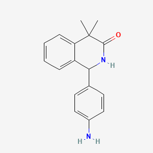1,4-Dihydro-1-(4-aminophenyl)-4,4-dimethyl-3(2H)-isoquinolinone