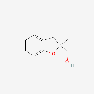 molecular formula C10H12O2 B8478515 2-Hydroxymethyl-2-methyl-2,3-dihydrobenzofuran 